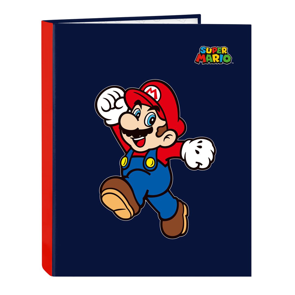 KALINDRA | BB. Ring binder Super Mario World Navy Blue A4 26.5 x 33 x 4 cm