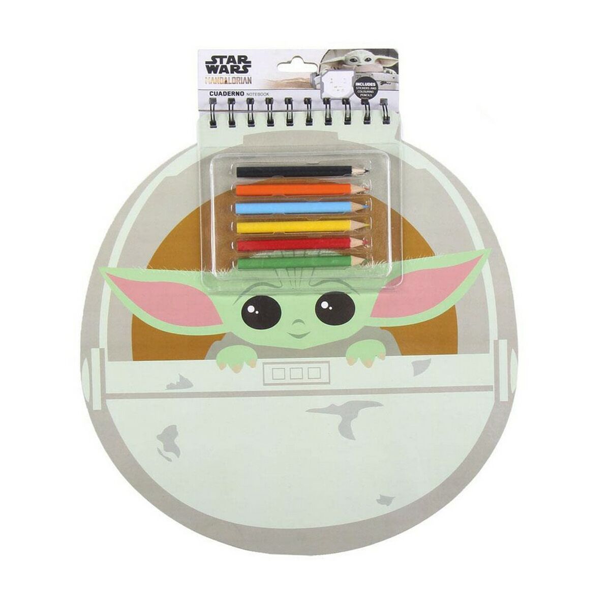 KALINDRA | BB. Stationery Set The Mandalorian Notebook (30 x 30 x 1 cm)