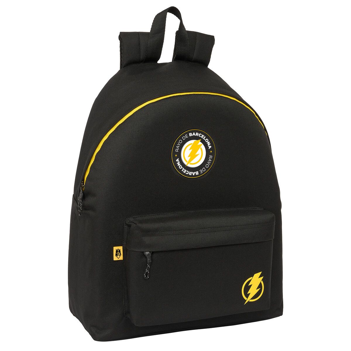 KALINDRA | BB. School Bag Kings League Rayo de barcelona Black 33 x 42 x 15 cm