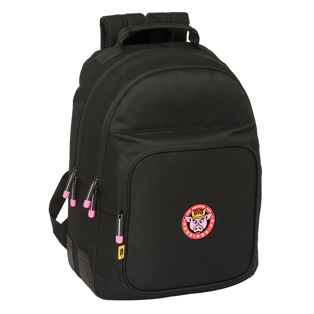 KALINDRA | BB. School Bag Kings League Porcinos Black 32 x 42 x 15 cm