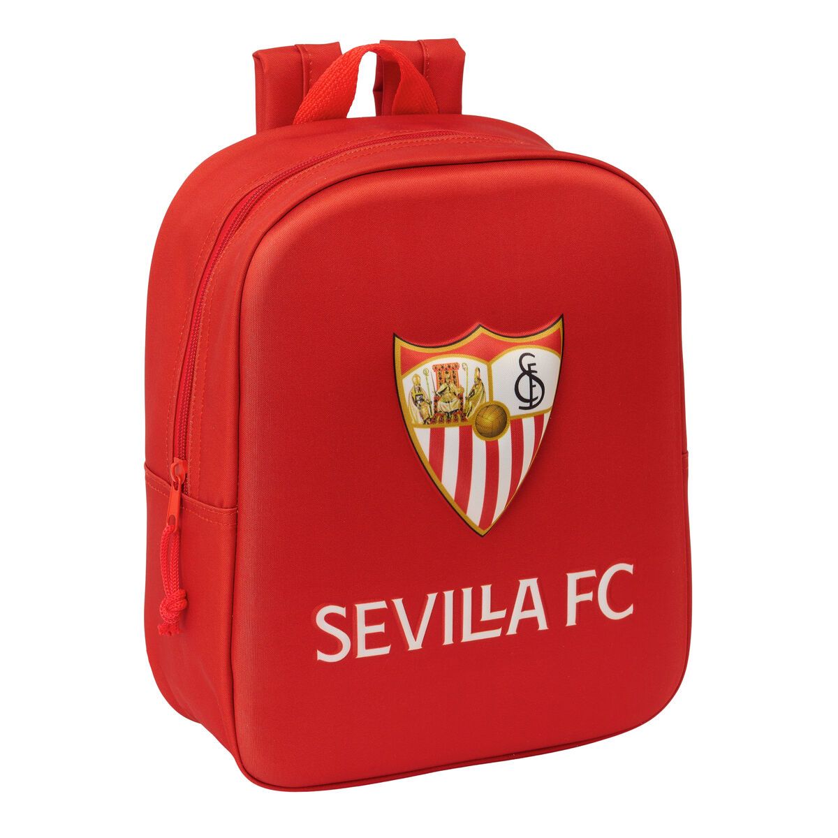 KALINDRA | BB. School Bag Sevilla Fútbol Club Red 22 x 27 x 10 cm 3D