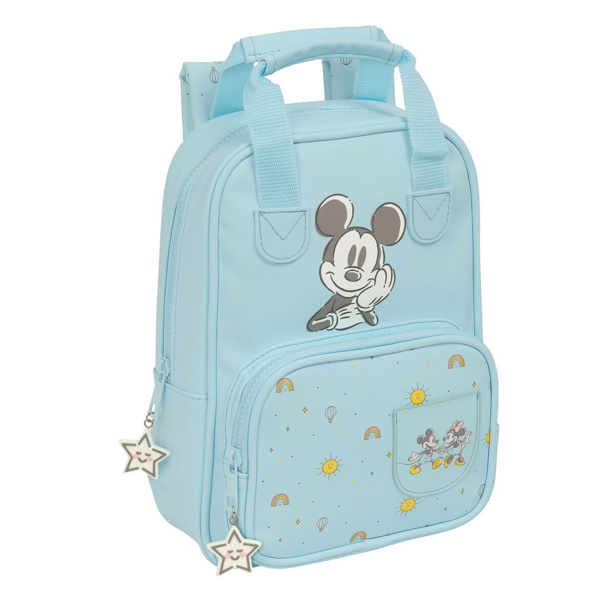 KALINDRA | BB. School Bag Mickey Mouse Clubhouse Baby Light Blue 20 x 28 x 8 cm