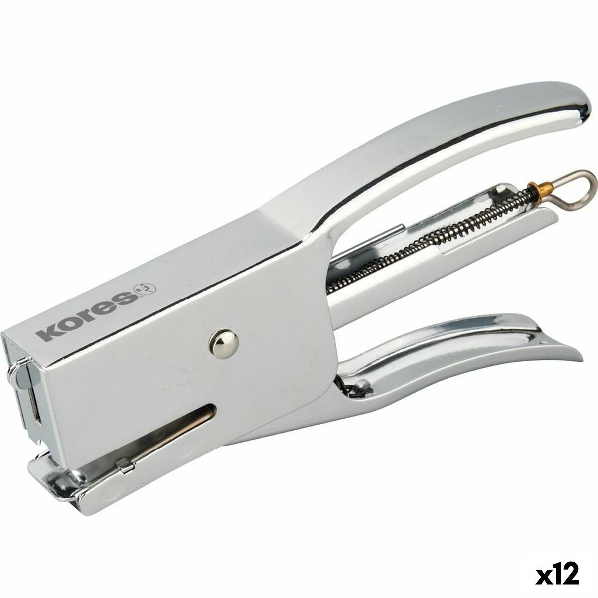 KALINDRA | BB. Stapler Kores Silver 7,5 X 14,5 X 2 cm Pliers (12 Units)