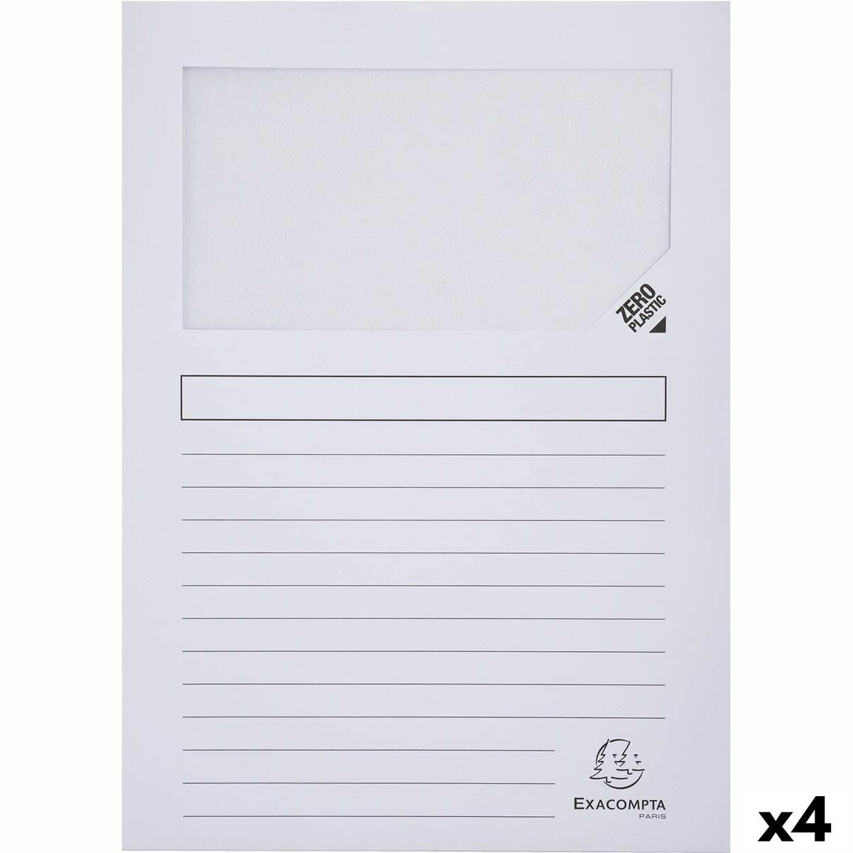 KALINDRA | BB. Subfolder Exacompta Forever White A4 100 Pieces (4 Units)