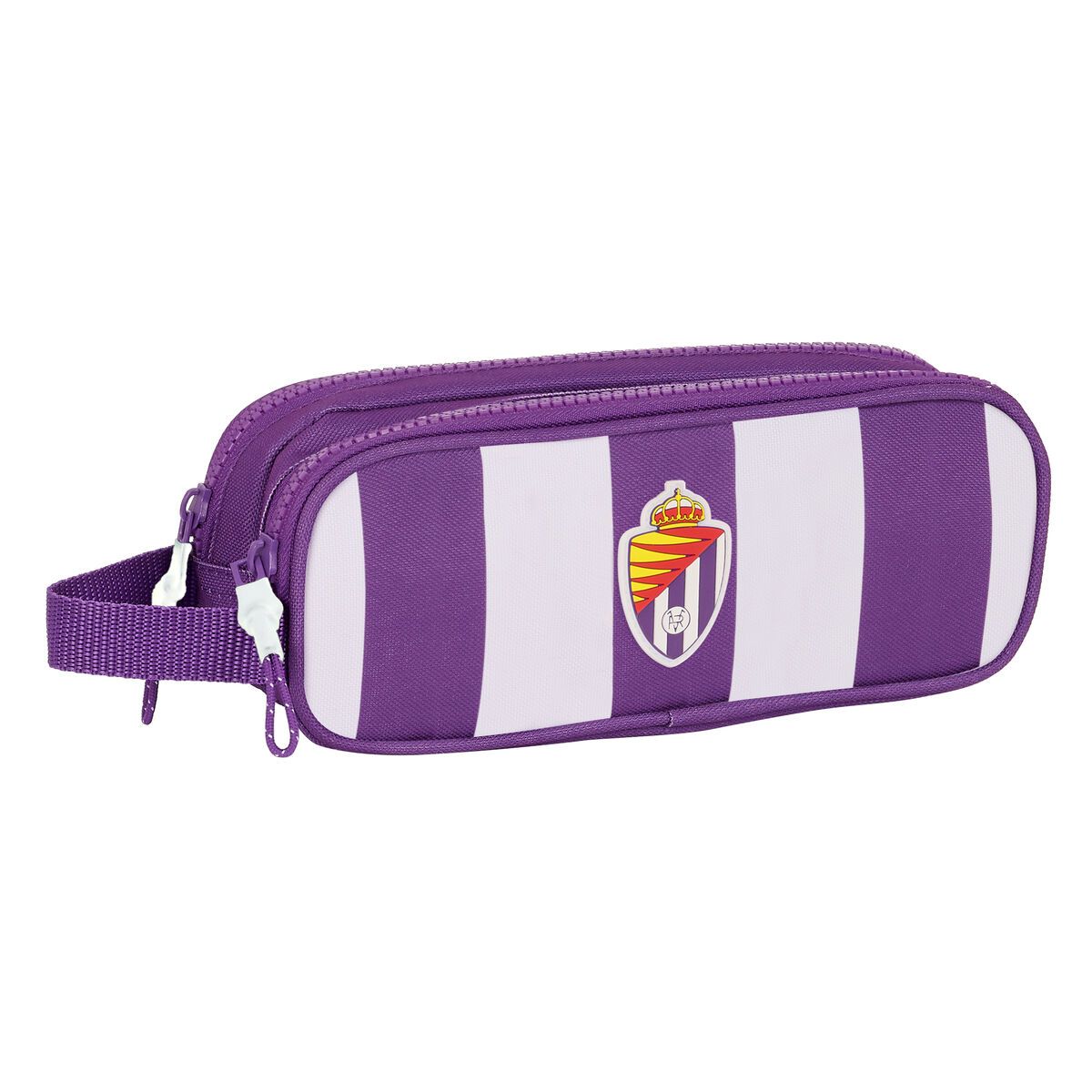 KALINDRA | BB. Double Carry-all Real Valladolid C.F. White Purple 21 x 8 x 6 cm