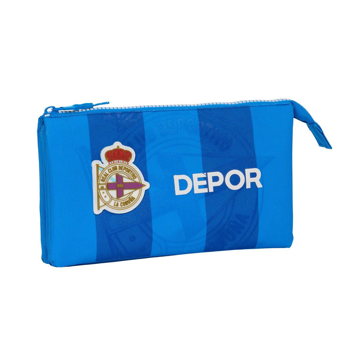 KALINDRA | BB. Triple Carry-all R. C. Deportivo de La Coruña Blue 22 x 12 x 3 cm
