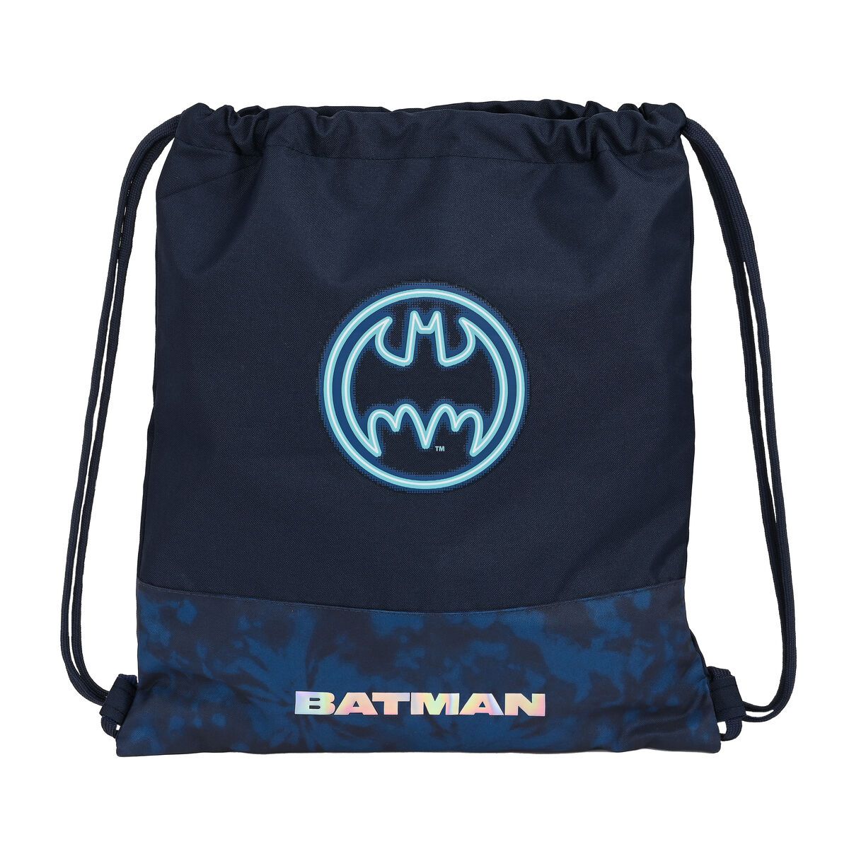 KALINDRA | BB. Backpack with Strings Batman Legendary Navy Blue 35 x 40 x 1 cm