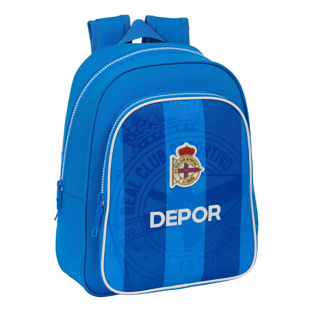 KALINDRA | BB. School Bag R. C. Deportivo de La Coruña Blue 27 x 33 x 10 cm