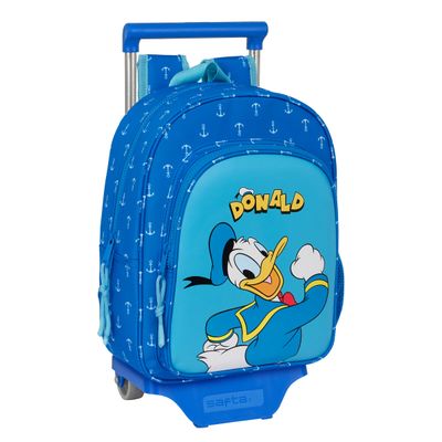 KALINDRA | BB. Schulrucksack mit Rädern Donald Blau 26 x 34 x 11 cm KALINDRA | BB. Schulrucksack mit Rädern Donald Blau 26 x 34 x 11 cm