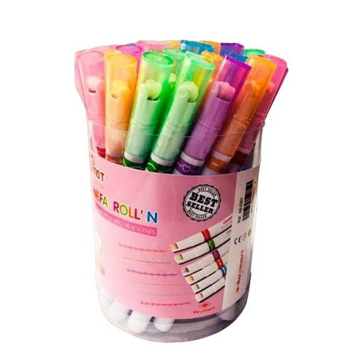 KALINDRA | BB. Set of Felt Tip Pens Roymart Cenefa Roll'N 36 Pieces Multicolour