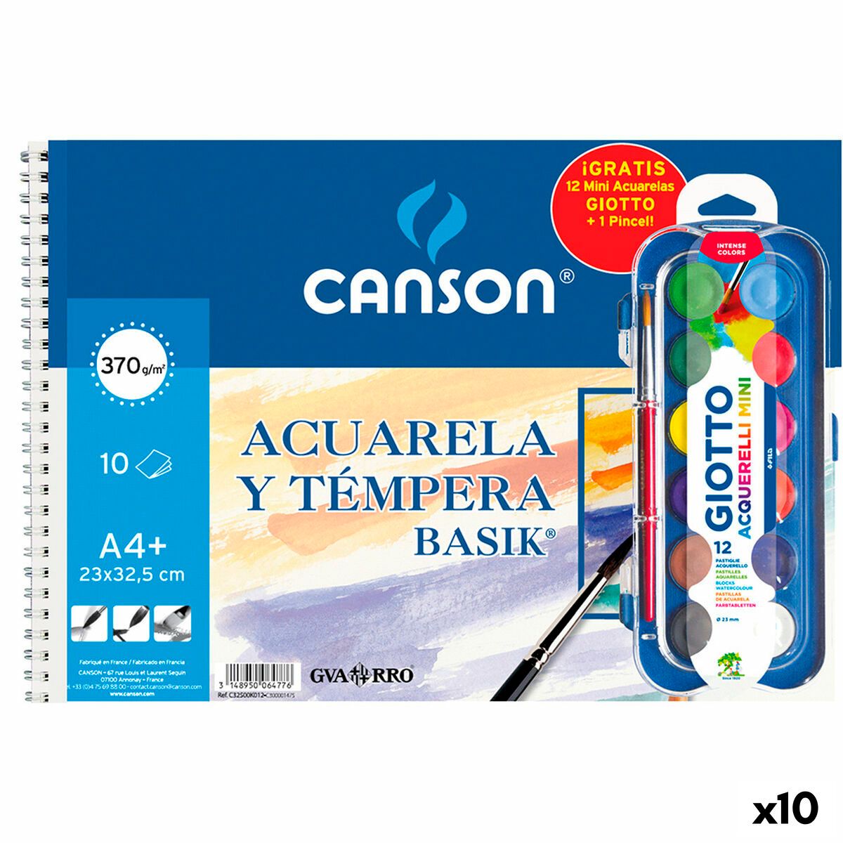 KALINDRA | BB. Drawing Pad Canson Basik 23 x 32,5 cm A4+ (10 Units)