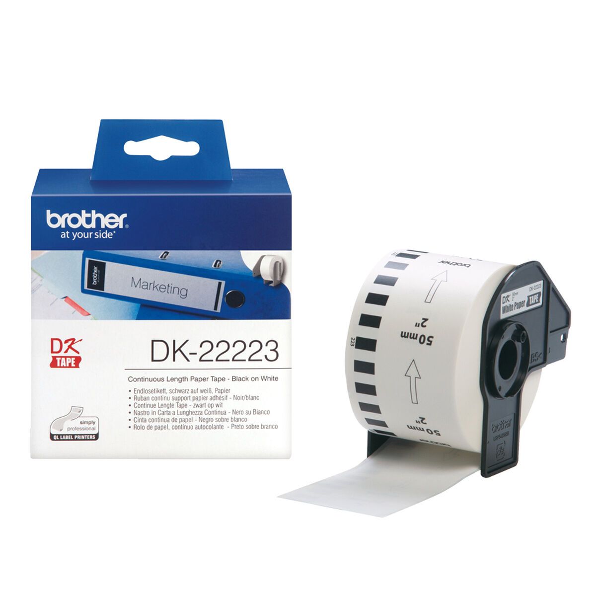 KALINDRA | BB. Printer Labels Brother DK-22223 White