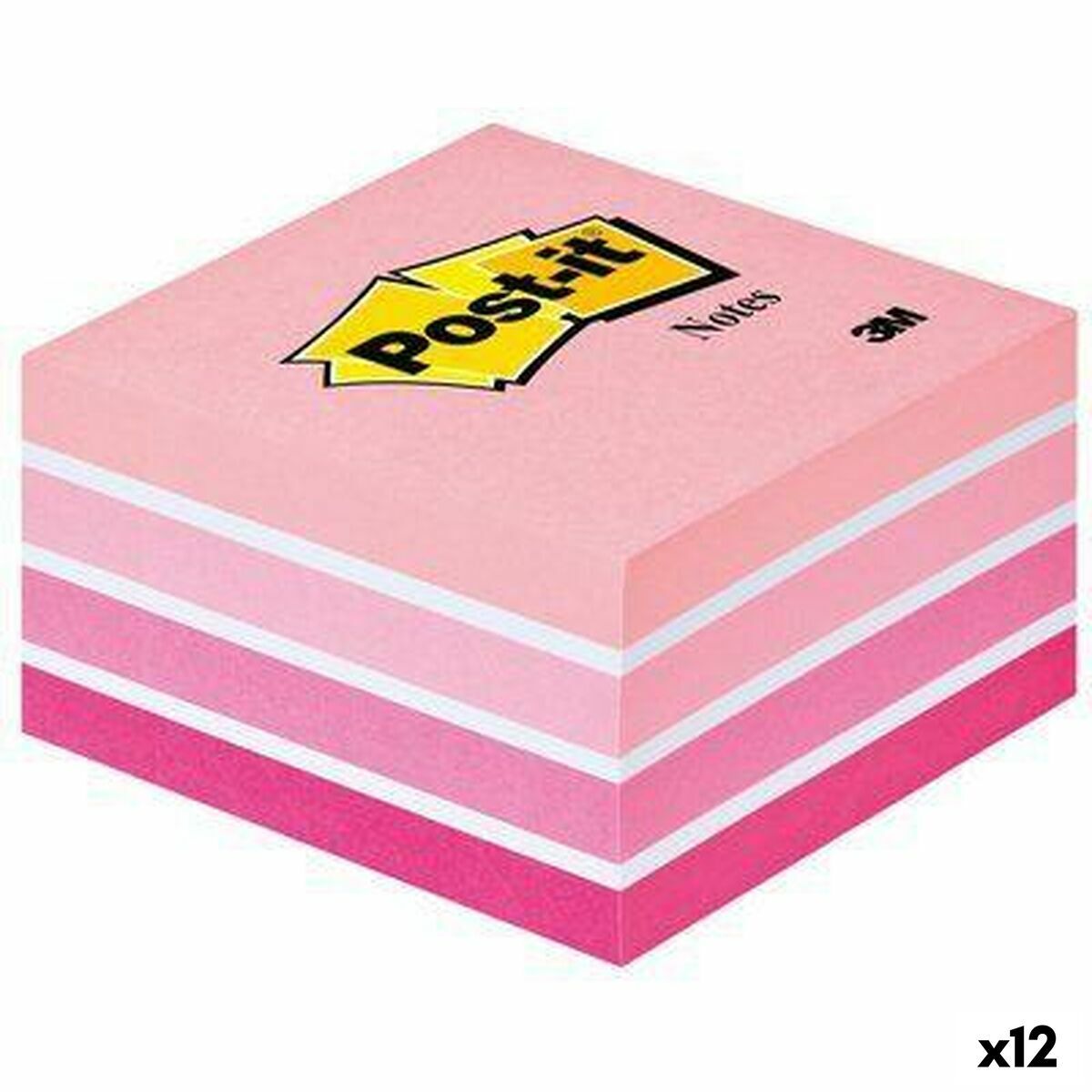 KALINDRA | BB. Notepad Post-it 76 x 76 mm Pink 450 Sheets (12 Units)