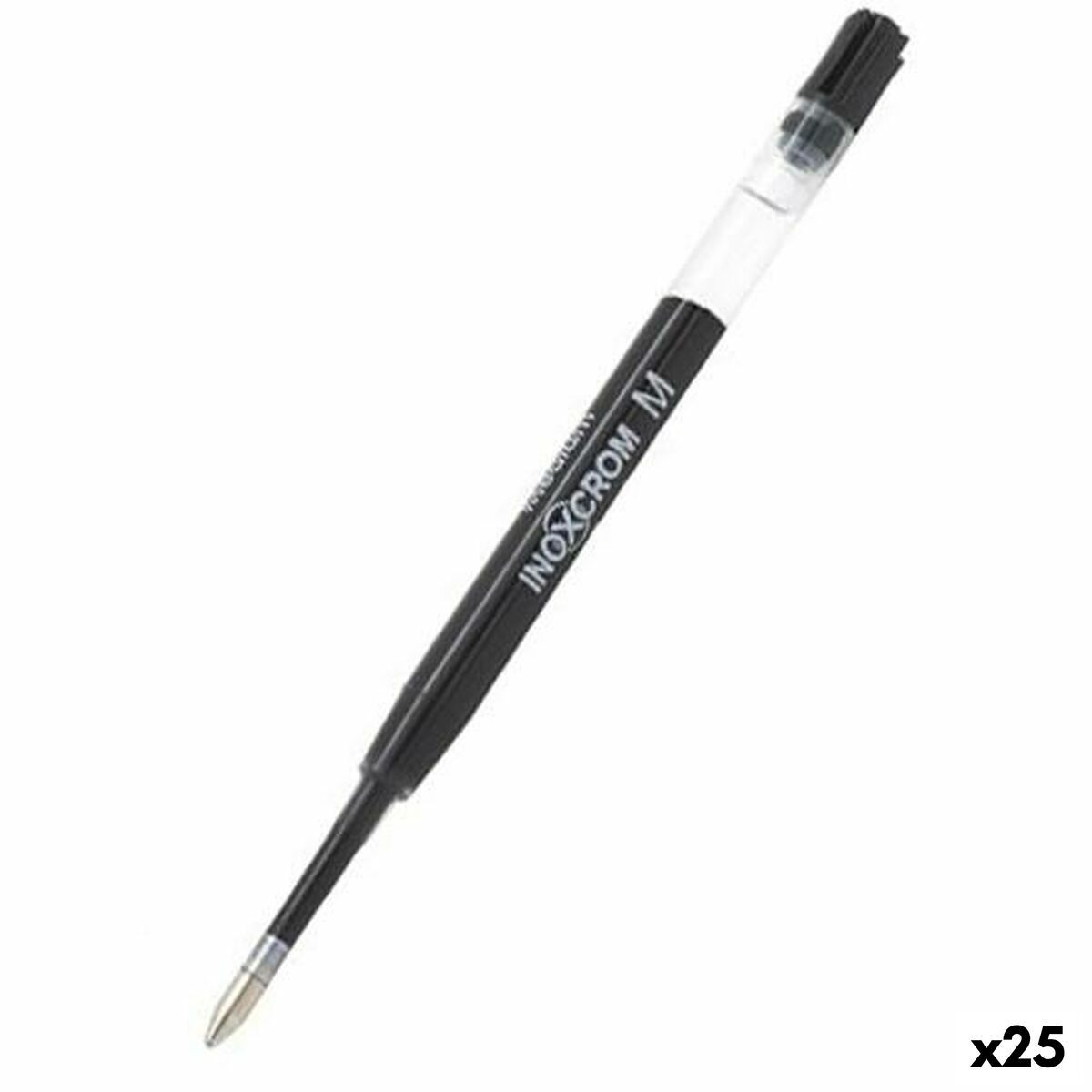 KALINDRA | BB. Refill for ballpoint pen Inoxcrom M Black 1 mm (25 Units)