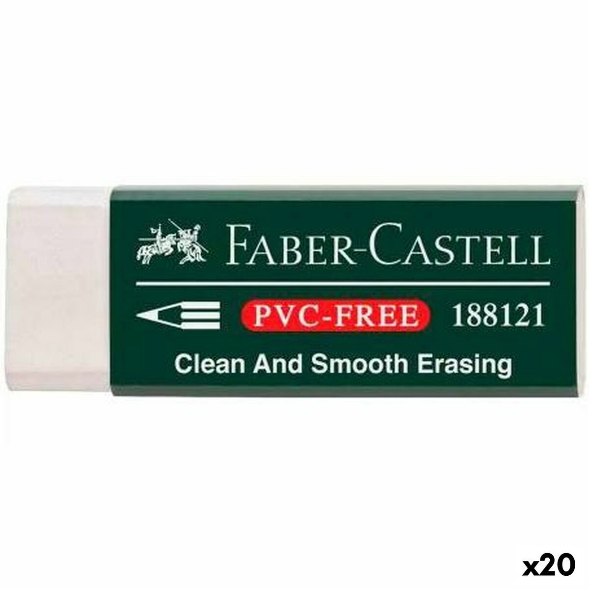 KALINDRA | BB. Eraser Faber-Castell White (20 Units)