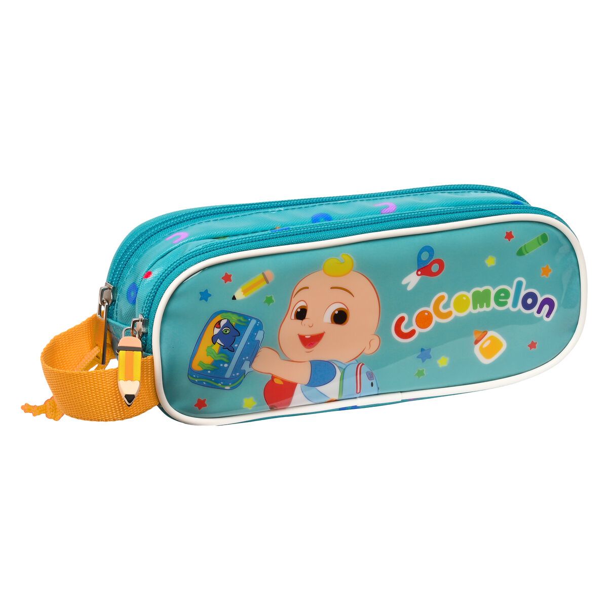 KALINDRA | BB. Double Carry-all CoComelon Back to class Light Blue (21 x 8 x 6 cm)