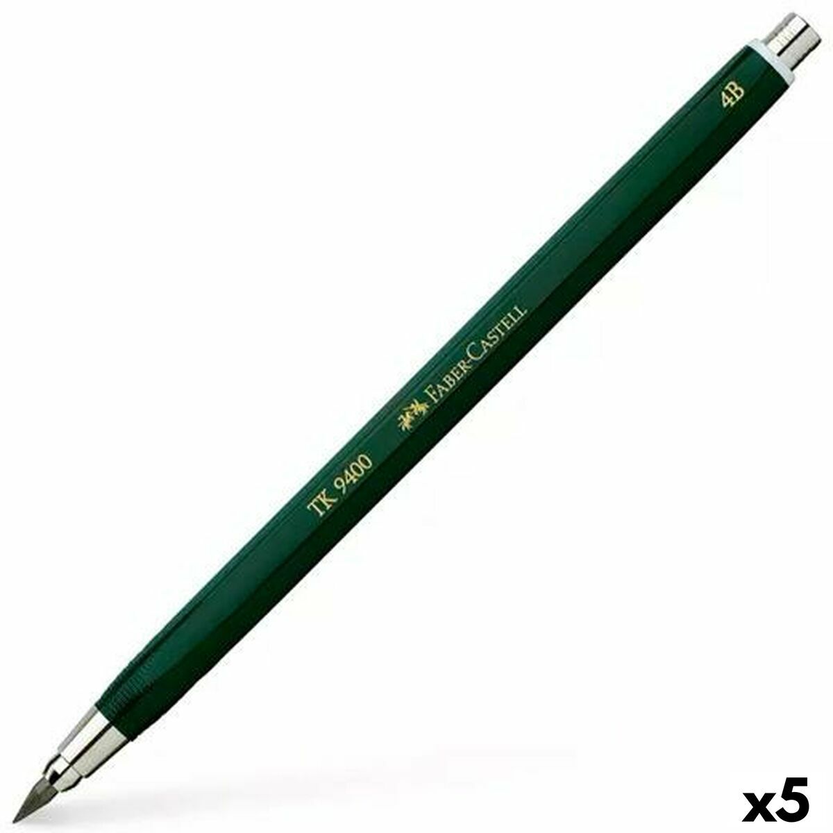 KALINDRA | BB. Pencil Lead Holder Faber-Castell Tk 9400 3 Green (5 Units)