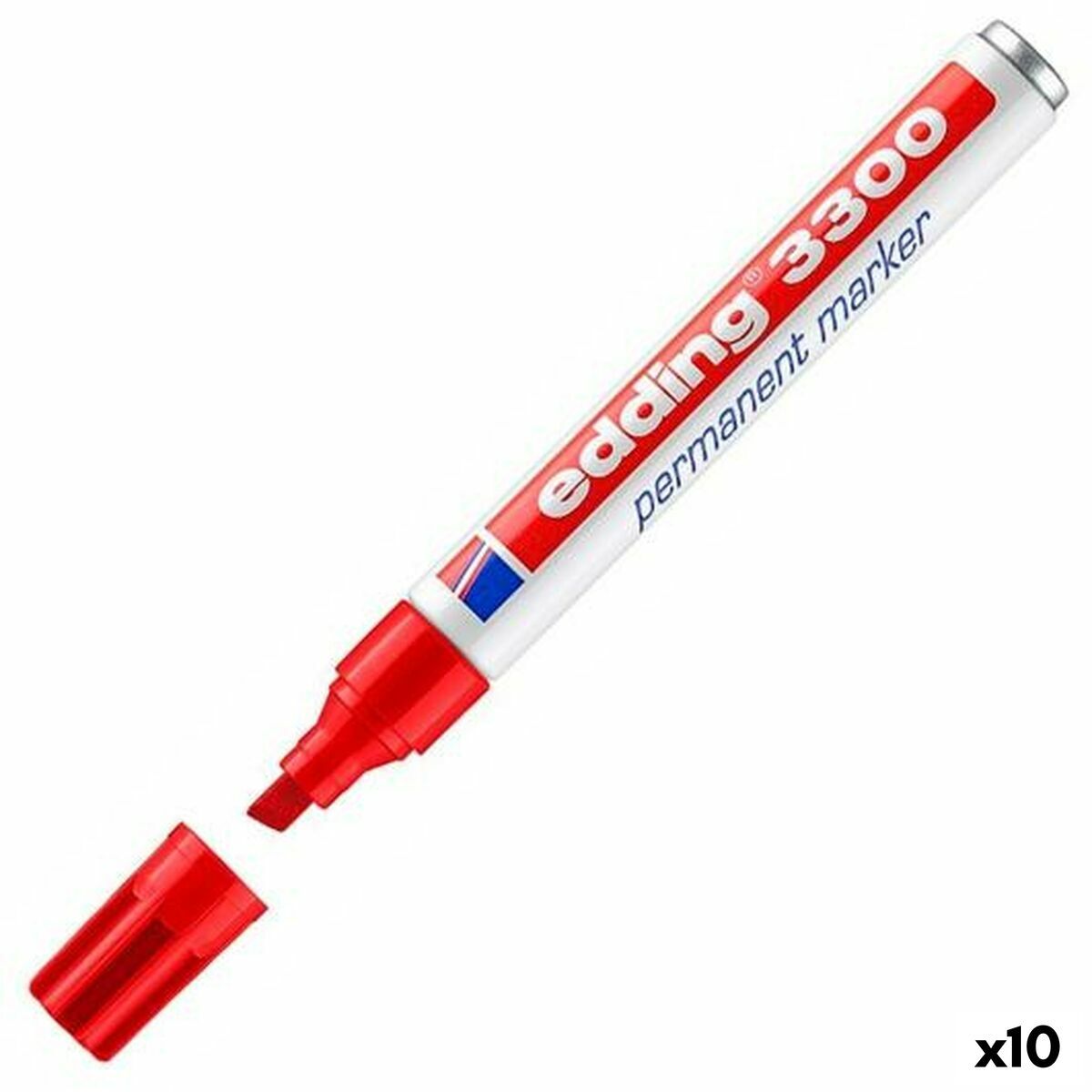 KALINDRA | BB. Permanent marker Edding 3300 Red (10 Units)