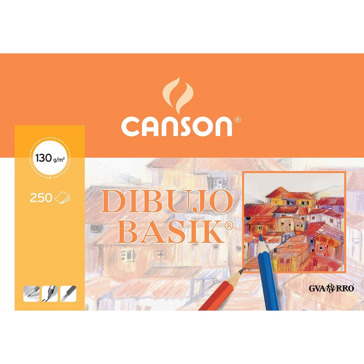 KALINDRA | BB. Drawing paper Canson Basik White A3 250 Sheets