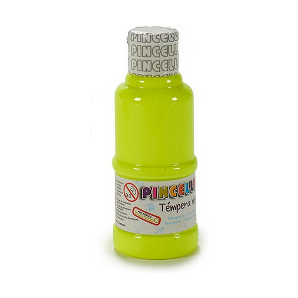 KALINDRA | BB. Tempera Pincello Neon Yellow 120 ml (12 Units)