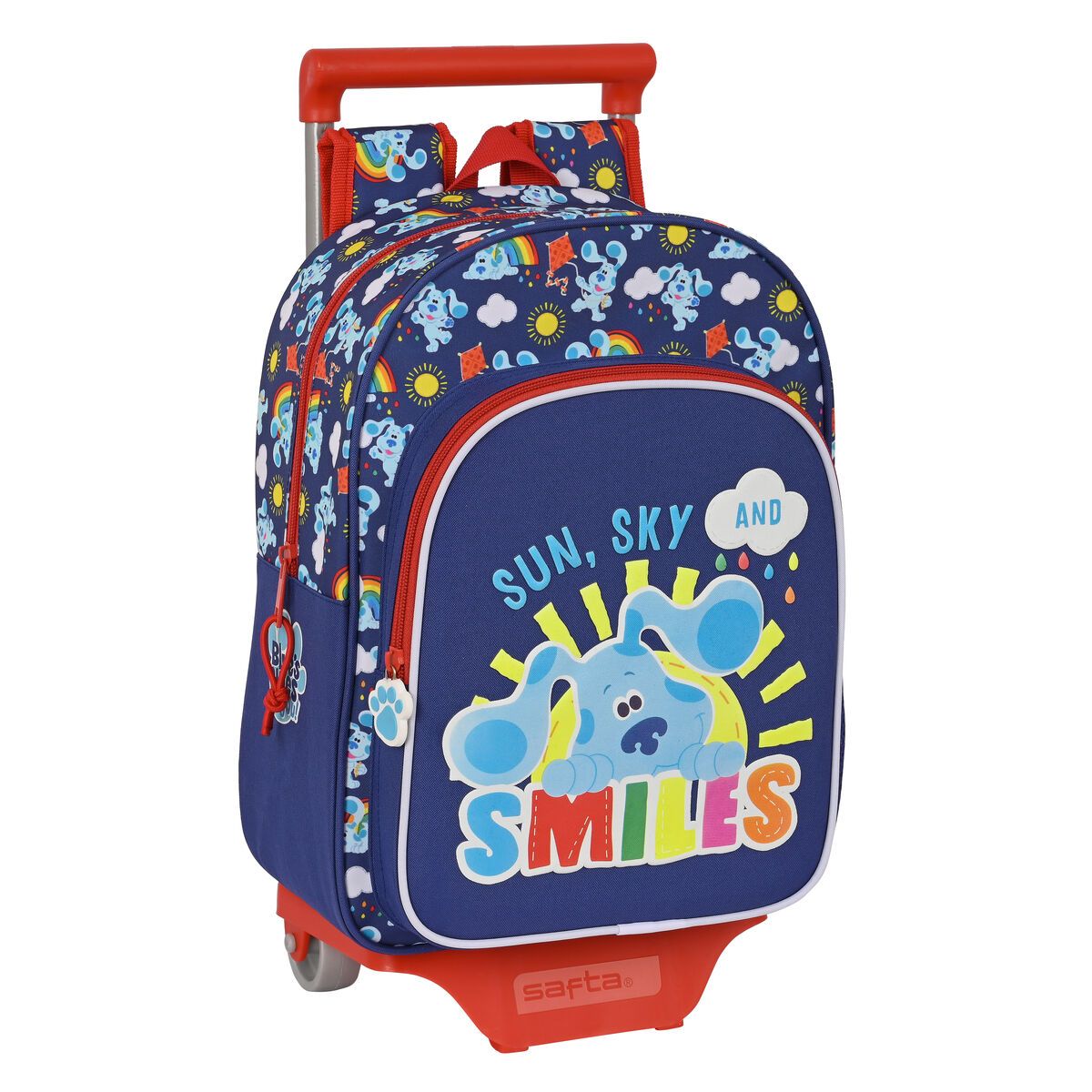 KALINDRA | BB. School Rucksack with Wheels Blue's Clues Navy Blue (26 x 34 x 11 cm)