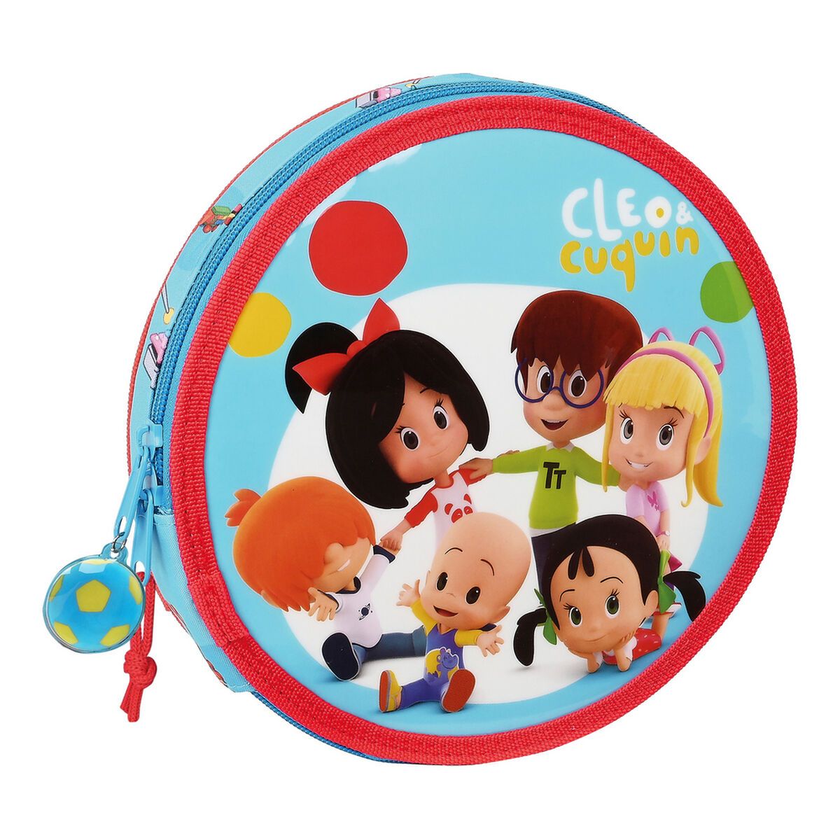 KALINDRA | BB. Pencil Case Cleo &amp; Cuquin Good Night Circular Blue (18 Pieces)