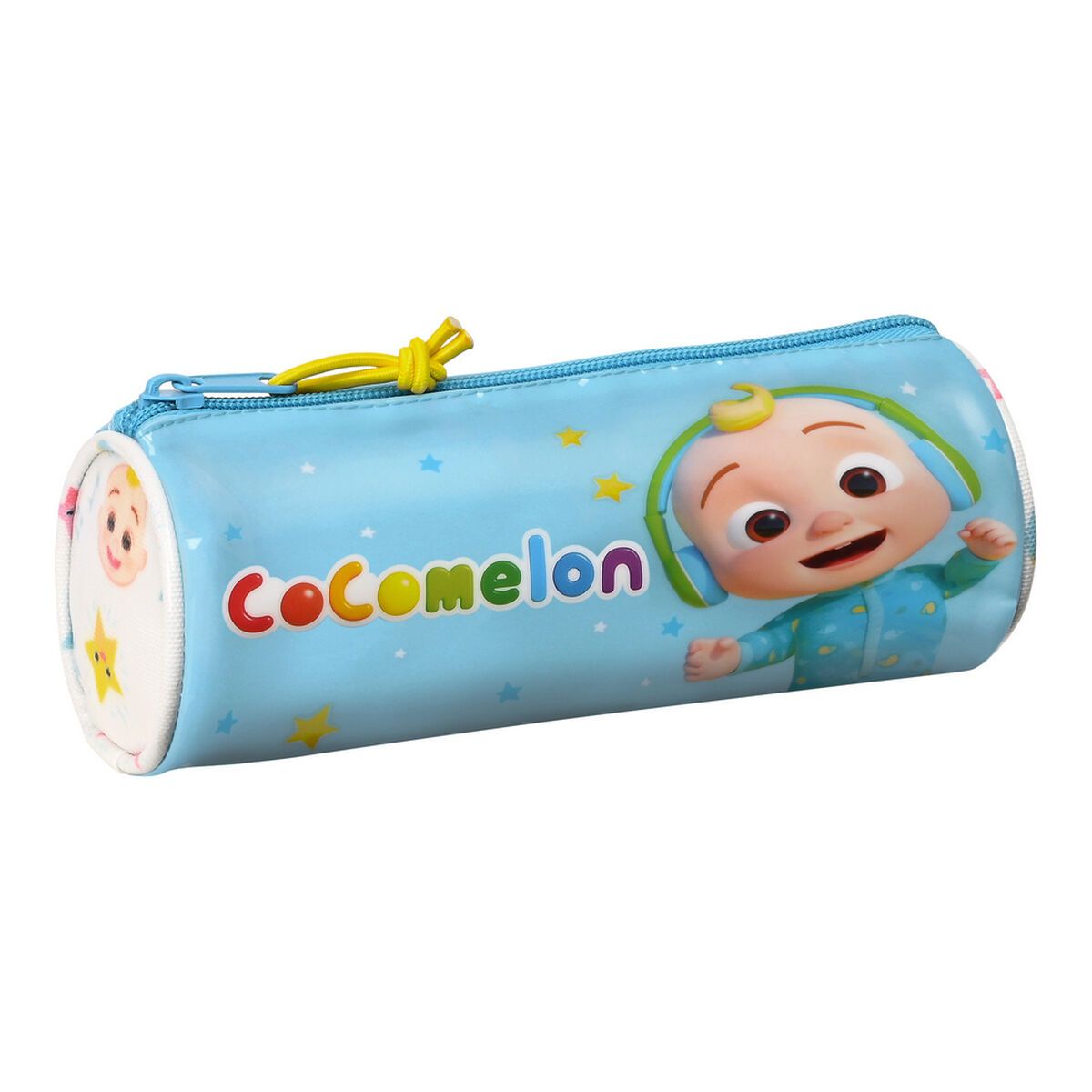 KALINDRA | BB. Cylindrical School Case CoComelon White Multicolour (20 x 7 x 7 cm)