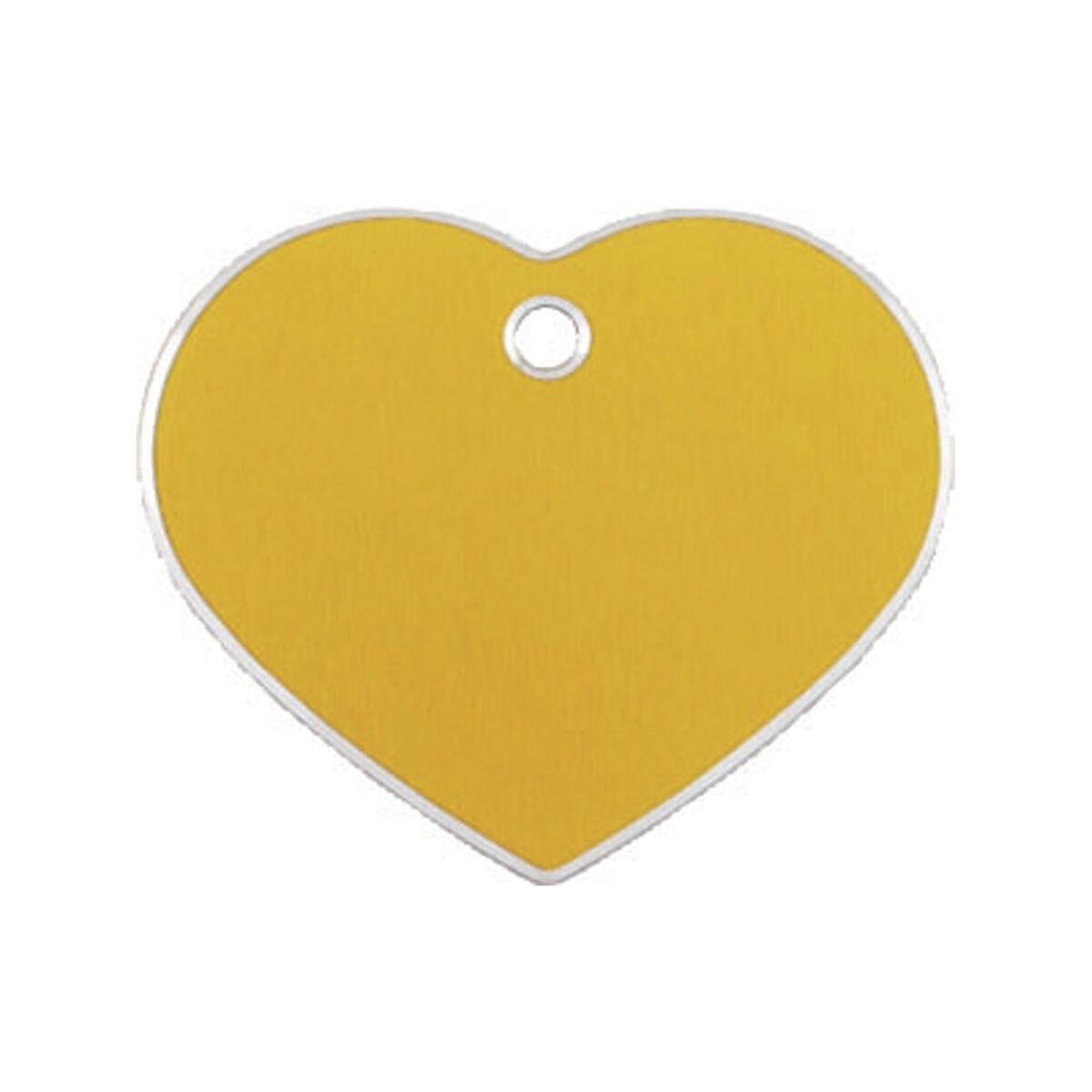 KALINDRA | BB. Identification plate for collar Imarc Hi Line Golden Heart Aluminium