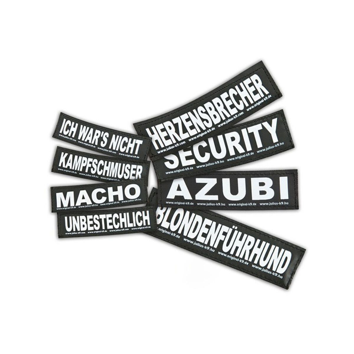 KALINDRA | BB. Harness tags Julius K9 GIFTZWERG S White Black