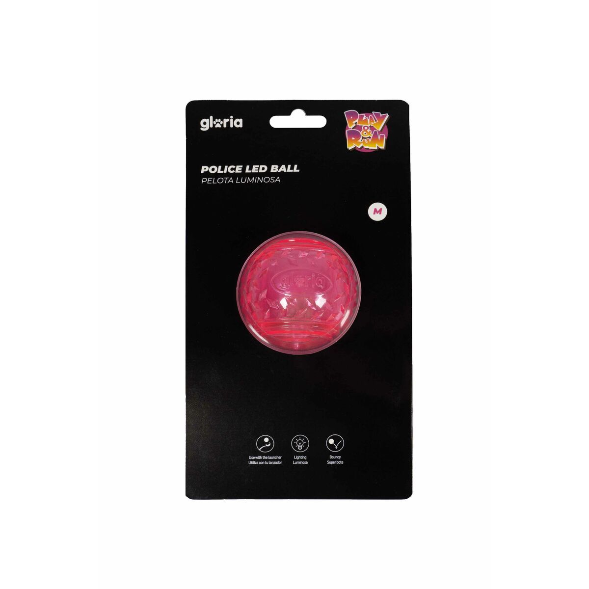 KALINDRA | BB. Pet Ball Gloria PLAY AND RUN Pink TPR 6,35 cm