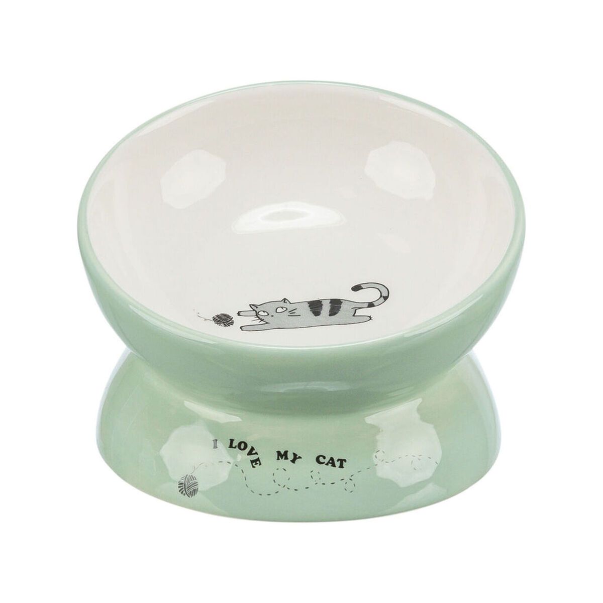 KALINDRA | BB. Dog Feeder Trixie White Green Ø 13 cm 150 ml