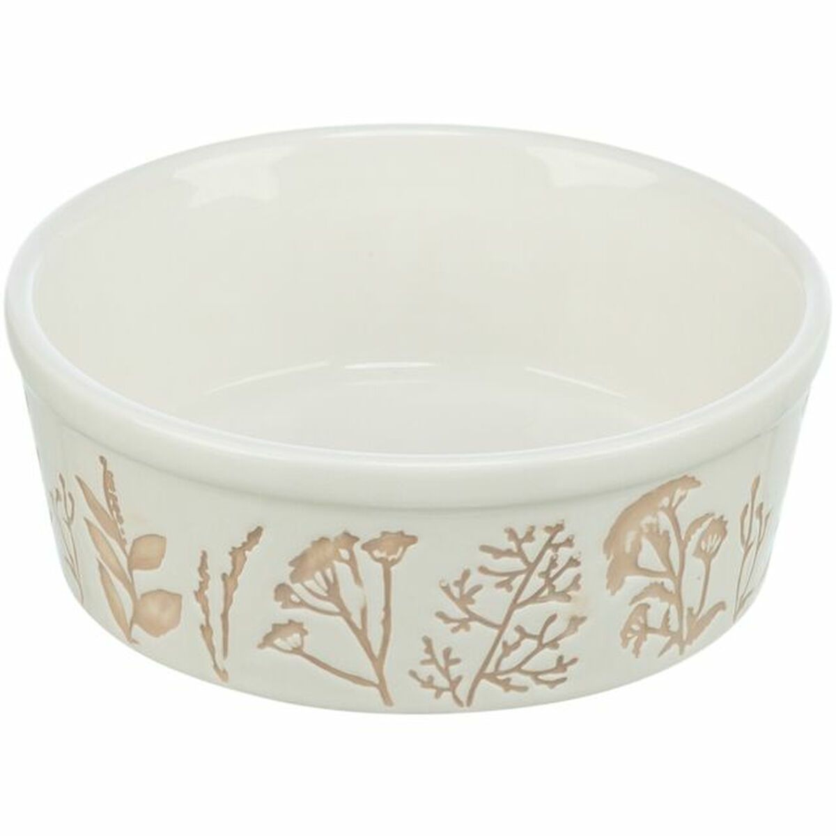 KALINDRA | BB. Pet feeding dish Trixie White Taupe 1,2 L
