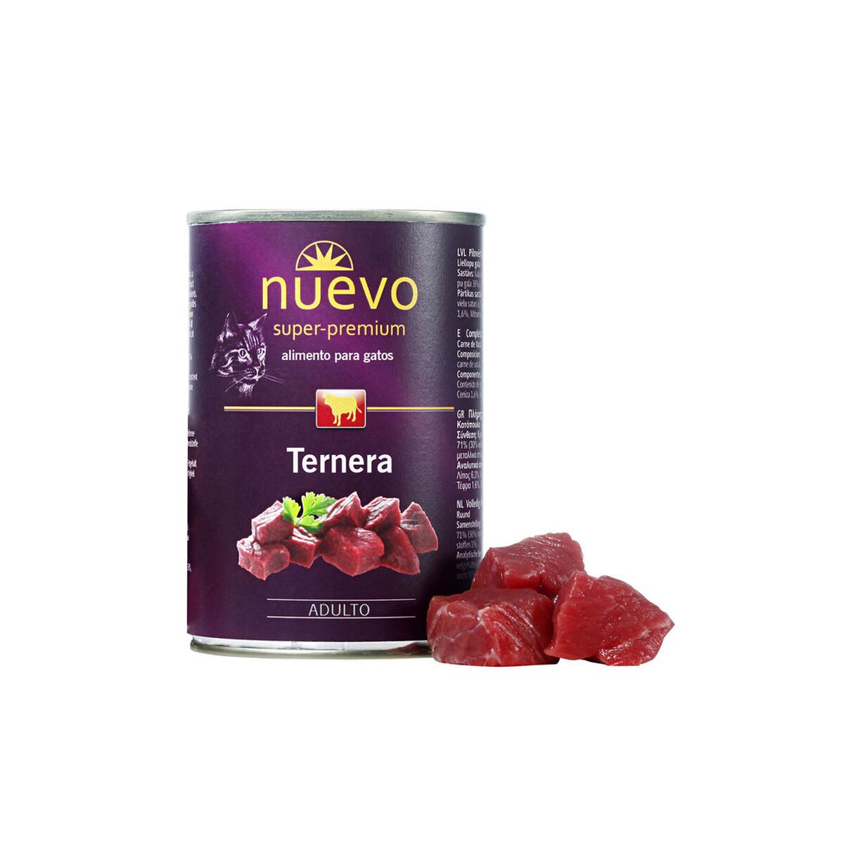 KALINDRA | BB. Cat food Nuevo Veal 2 Kg 400 gr