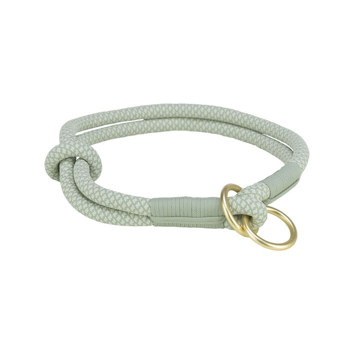 KALINDRA | BB. Dog Training Collars Trixie Soft Rope Green Mint XS 25 cm