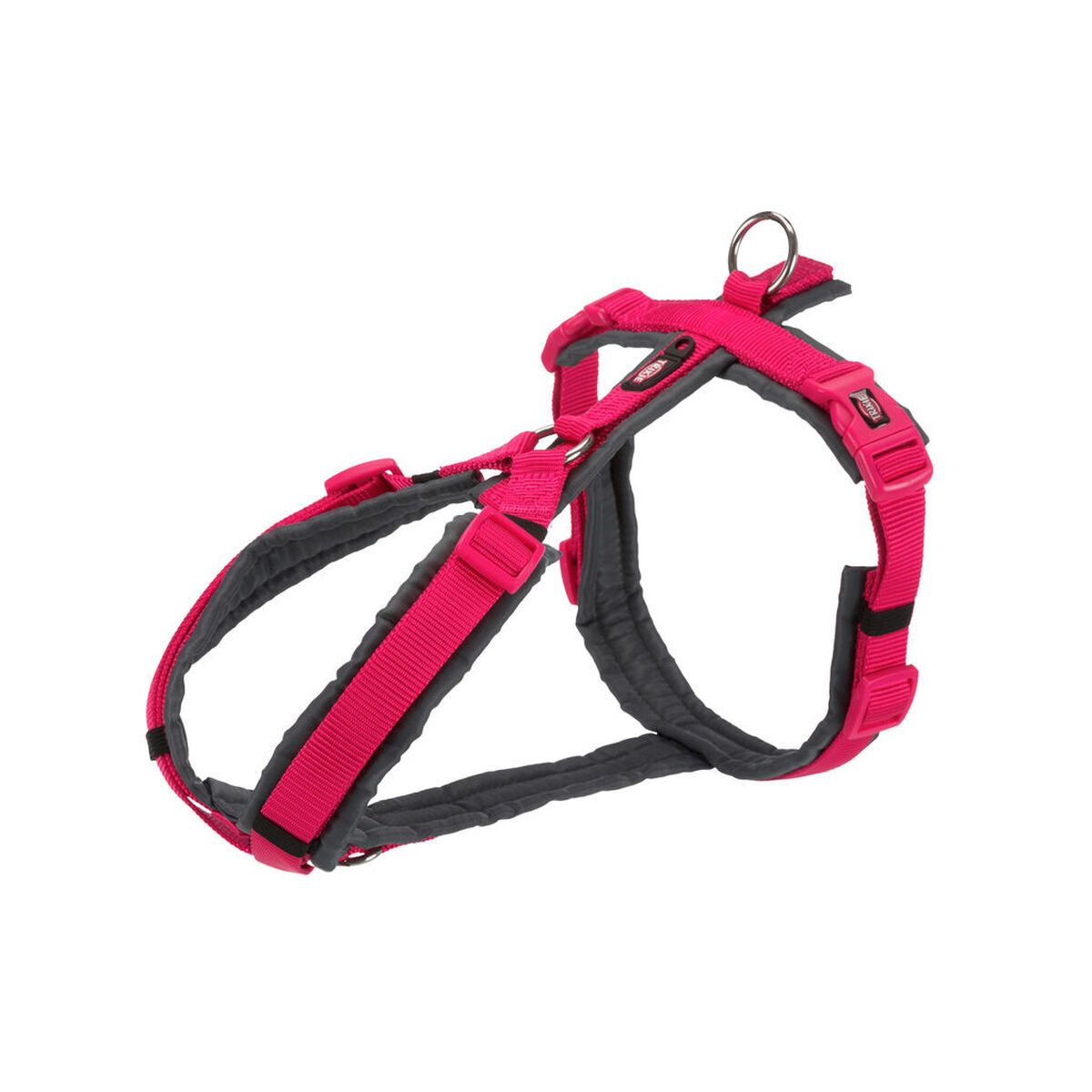 KALINDRA | BB. Dog Harness Trixie Trekking New Premium Graphite Fuchsia S/M