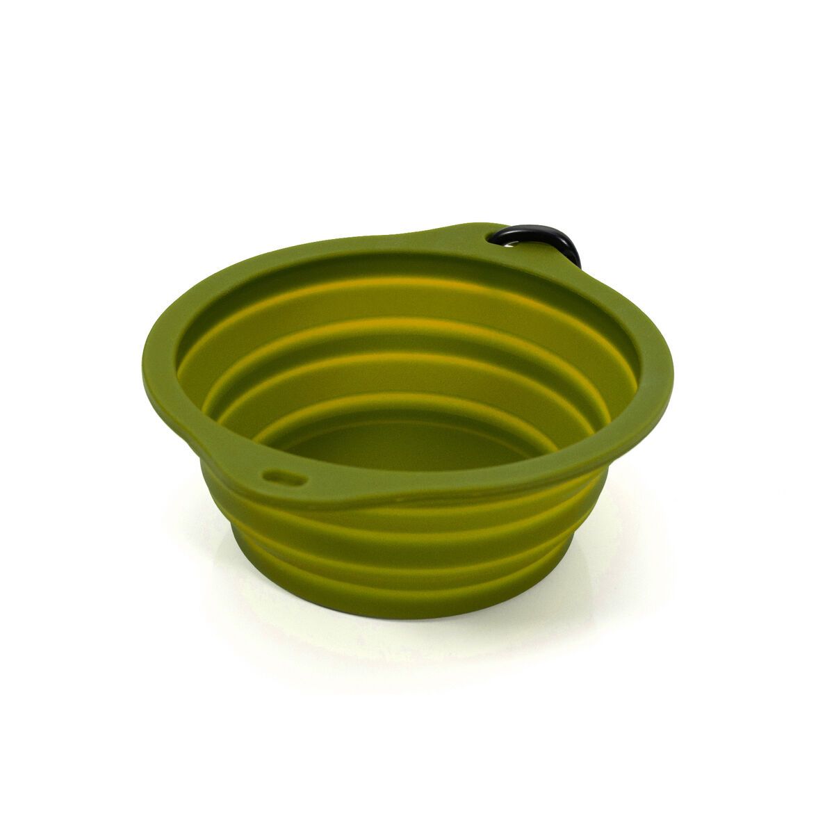 KALINDRA | BB. Folding Pet Bowl Gloria Green Silicone Aluminium 550 ml
