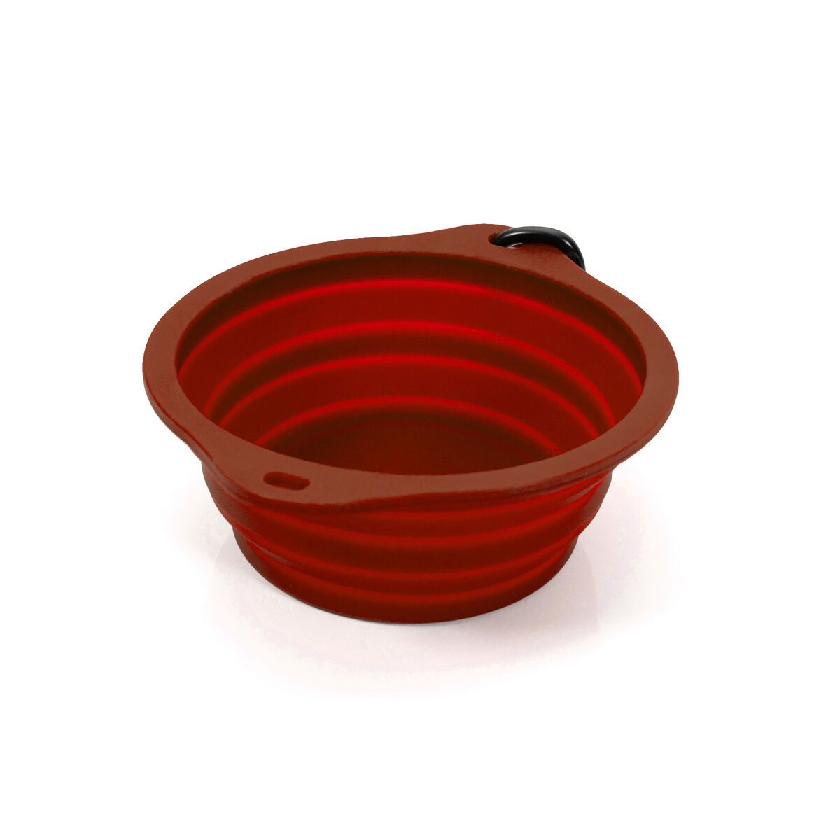 KALINDRA | BB. Folding Pet Bowl Gloria Red Silicone Aluminium 550 ml