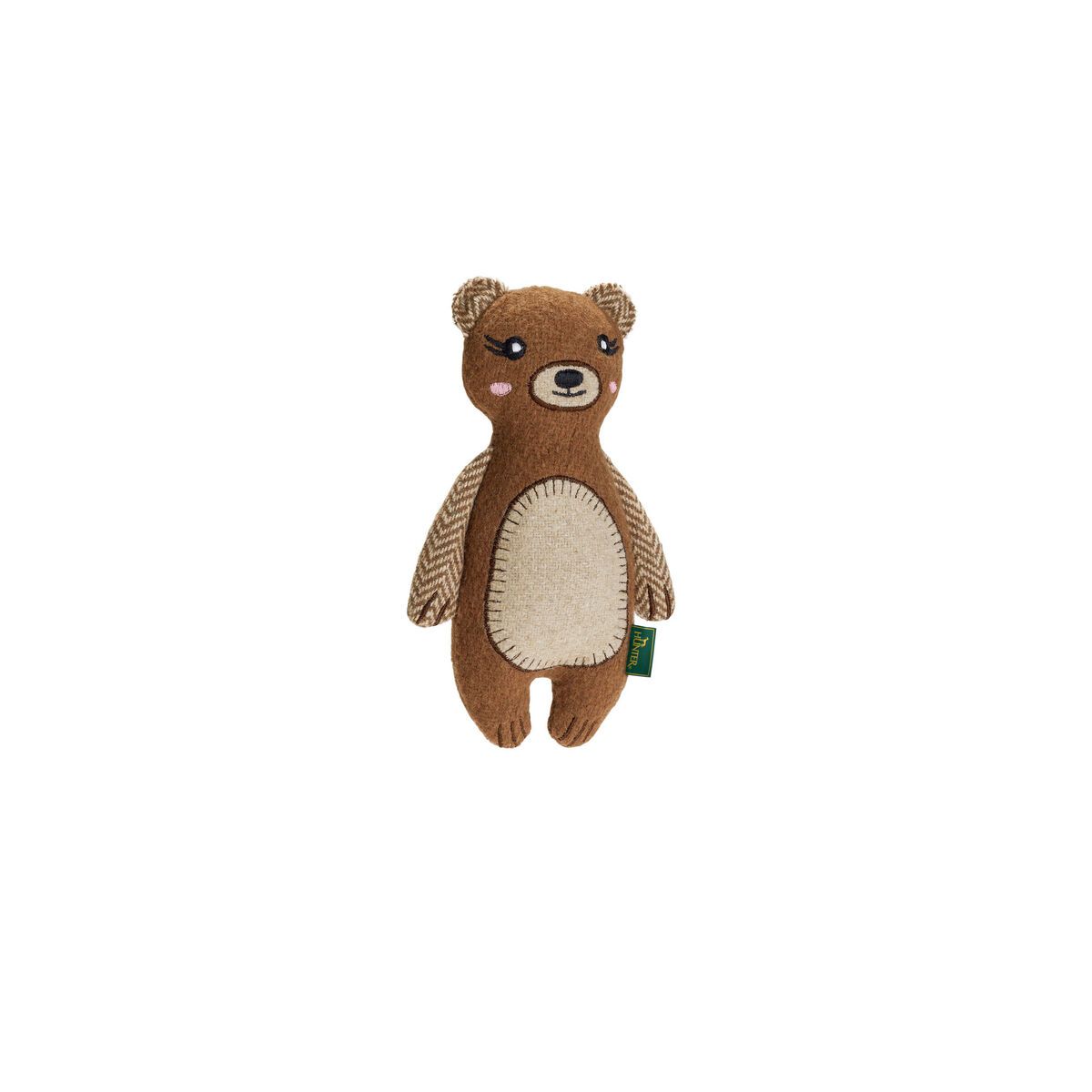 KALINDRA | BB. Soft toy for dogs Hunter Brown 100 % Recycled Bear