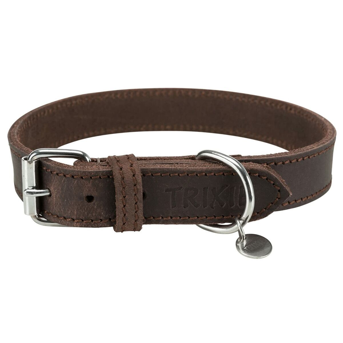 KALINDRA | BB. Dog collar Trixie Rustic Dark brown M/L 42-48 cm