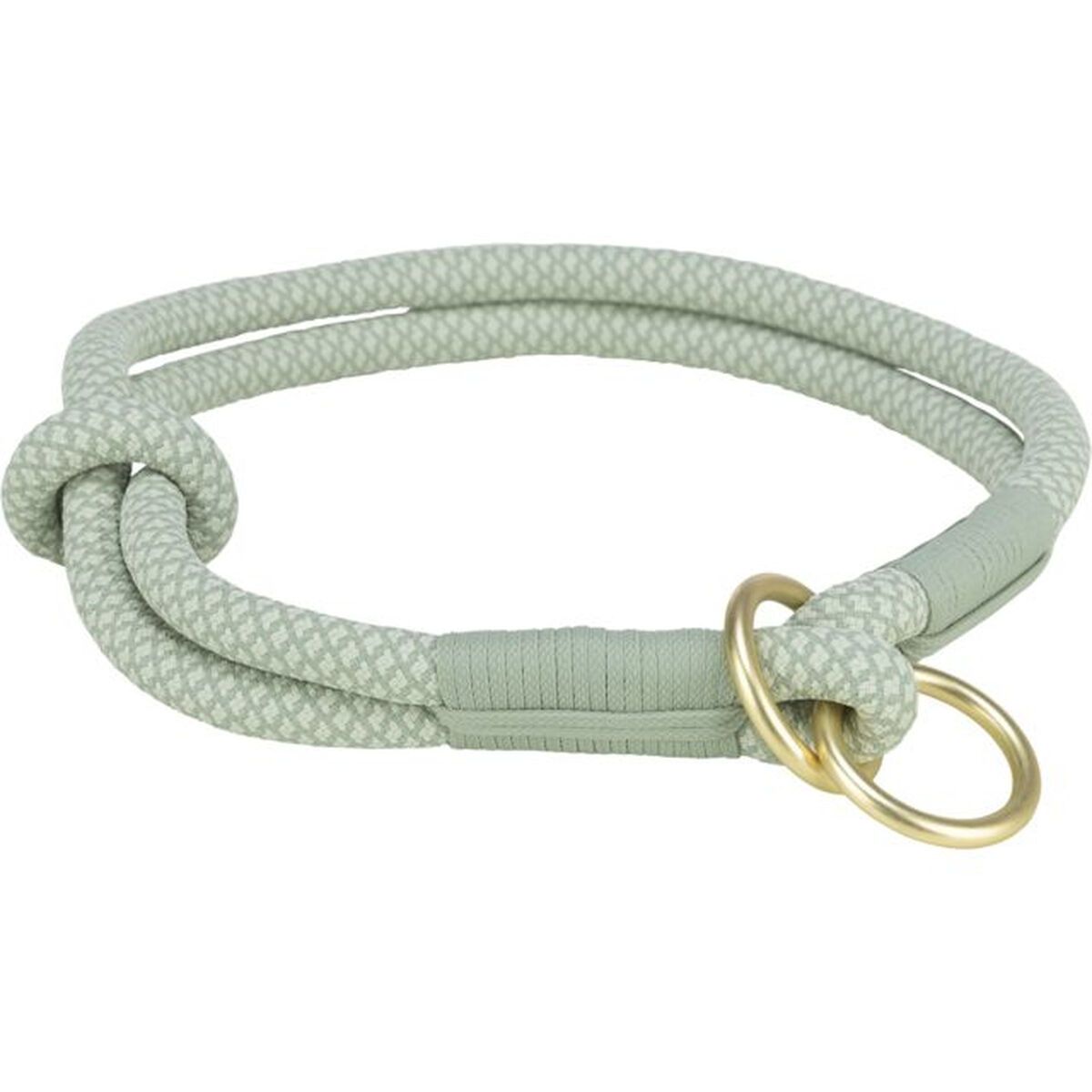 KALINDRA | BB. Dog Training Collars Trixie Soft Rope Green Mint S 35 cm