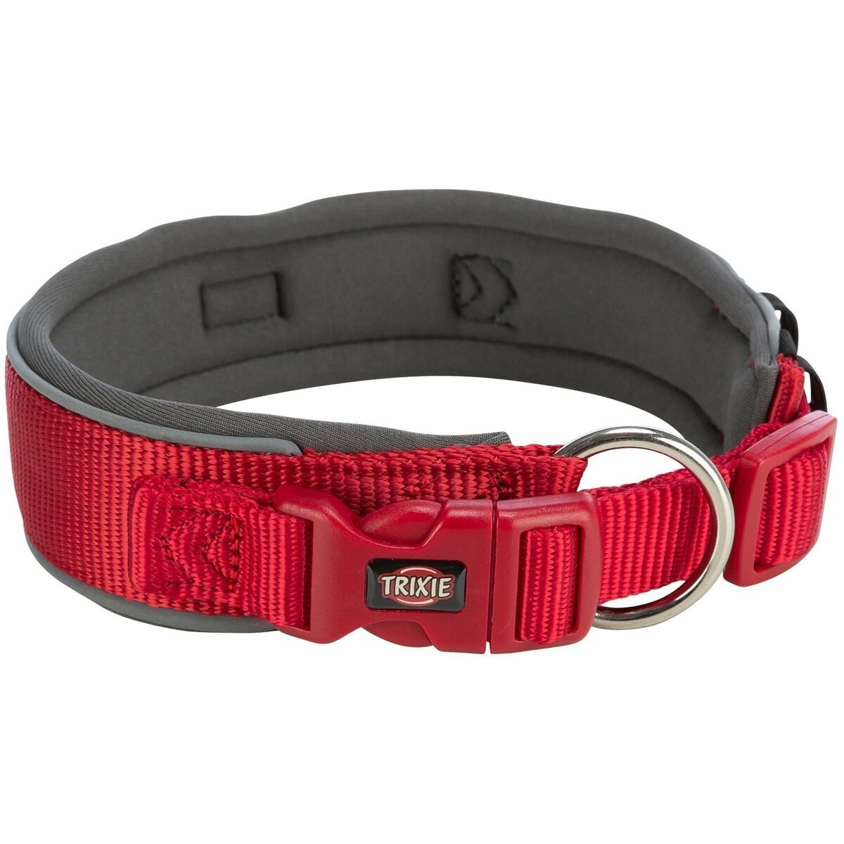 KALINDRA | BB. Dog collar Trixie Premium Red Graphite L 46-55 cm