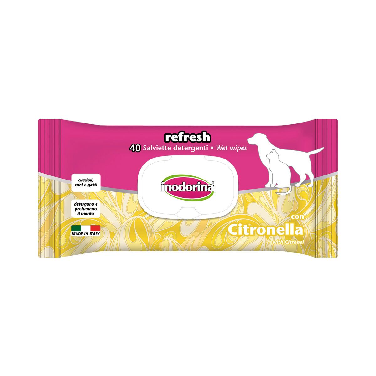 KALINDRA | BB. Wet Wipes for Pets Inodorina REFRESH Citronela