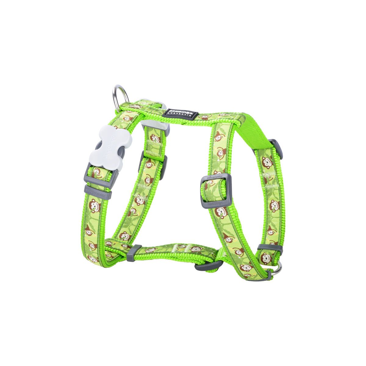 KALINDRA | BB. Dog Harness Red Dingo STYLE MONKEY LIME GREEN 36-54 cm 30-48 cm