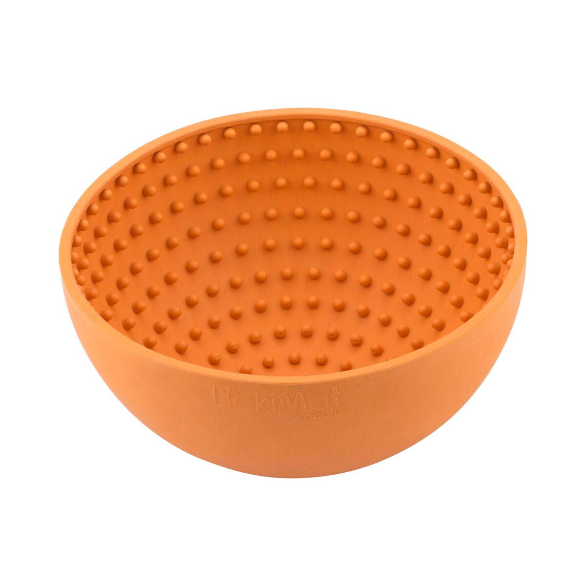 KALINDRA | BB. Dog Feeder Lickimat Wobble Orange Rubber
