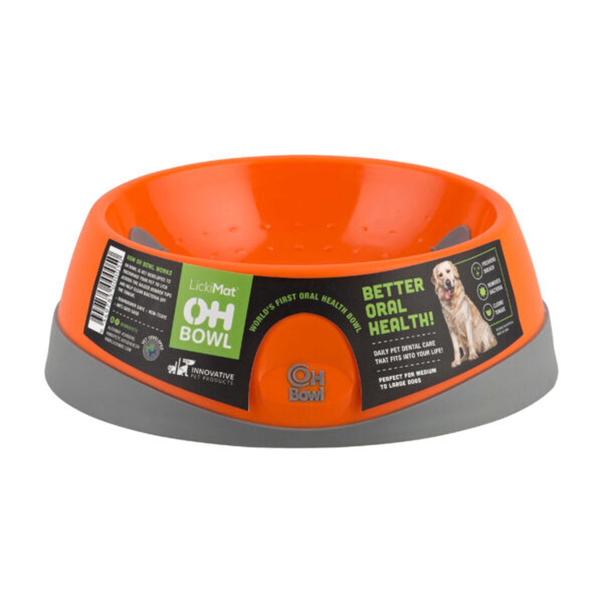 KALINDRA | BB. Dog Feeder Lickimat Oh Bowl Orange