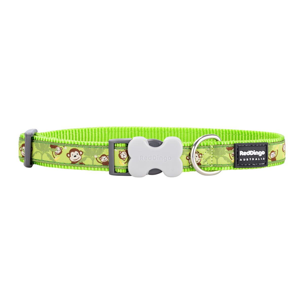 KALINDRA | BB. Dog collar Red Dingo Monkey 20-32 cm Green