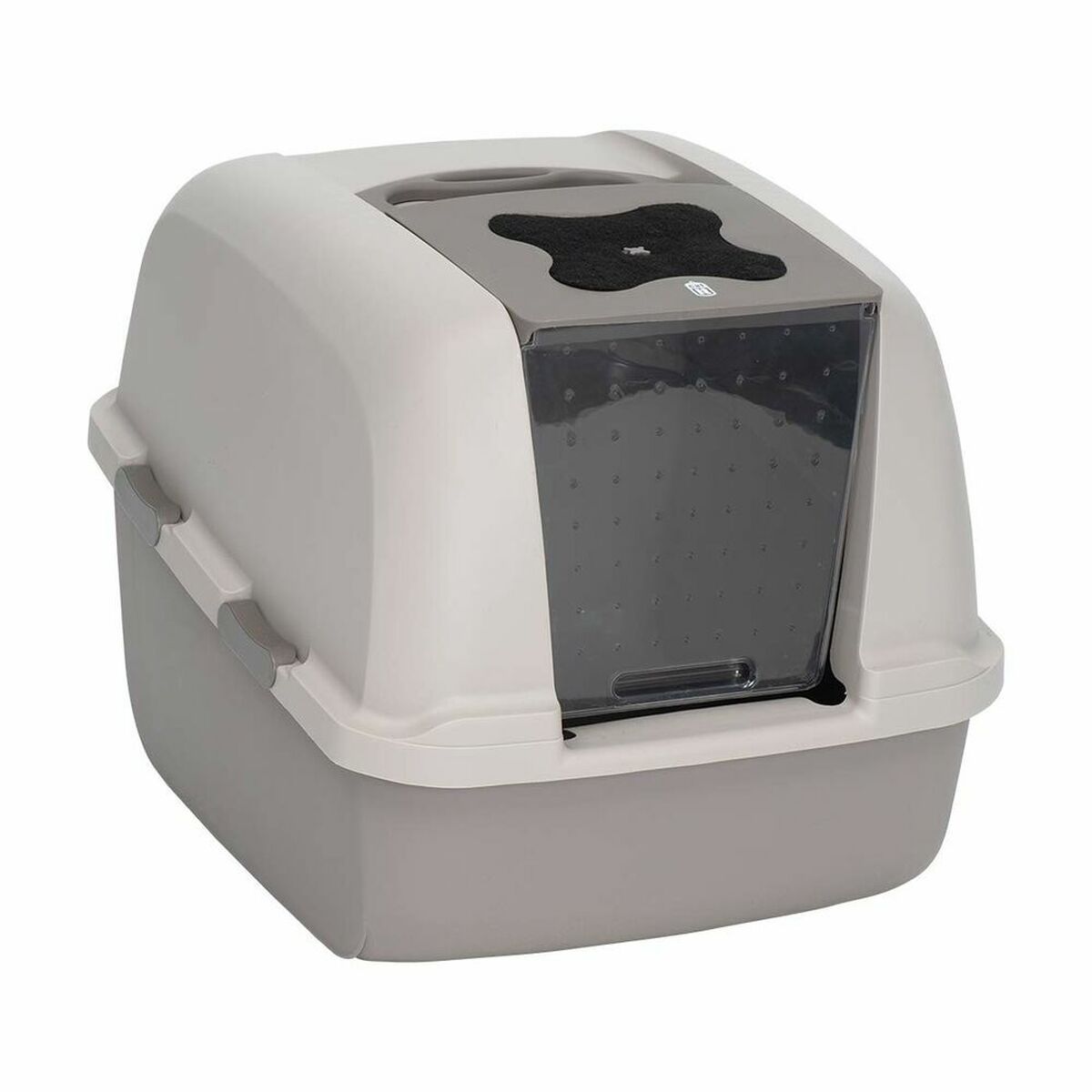 KALINDRA | BB. Cat Litter Box Catit 46 x 55 x 45 cm With lid Jumbo Grey Plastic