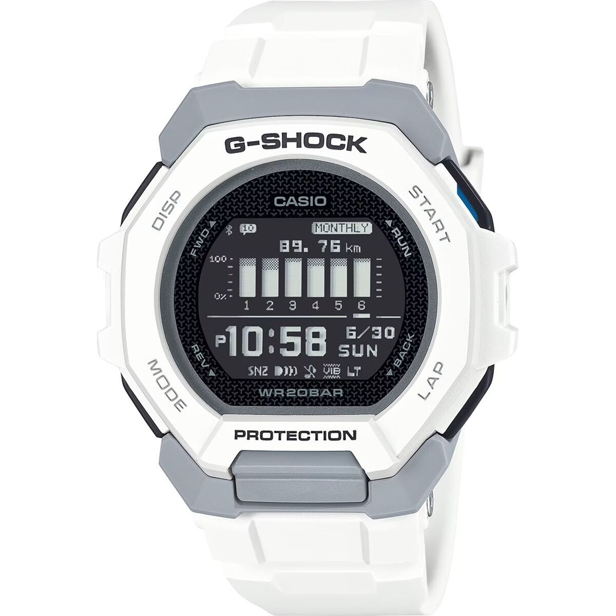 KALINDRA | BB. Men's Watch Casio G-Shock G SQUAD -  SUNNY SIDE STYLE Black (Ø 47,5 mm)