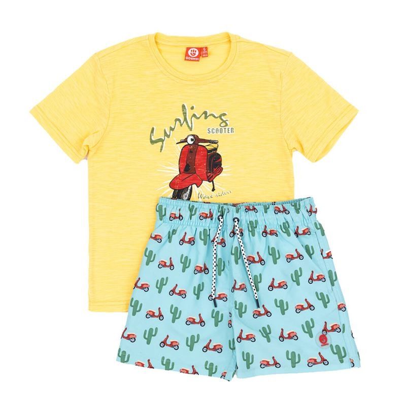 KALINDRA | BB. Children's Sports Outfit Go &amp; Win Fortra Yellow 2 Pieces