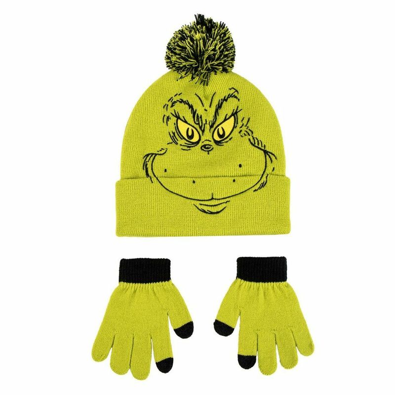 KALINDRA | BB. Hat &amp; Gloves The Grinch Green 2 Pieces